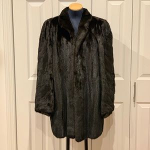 Real Mink Fur Coat
